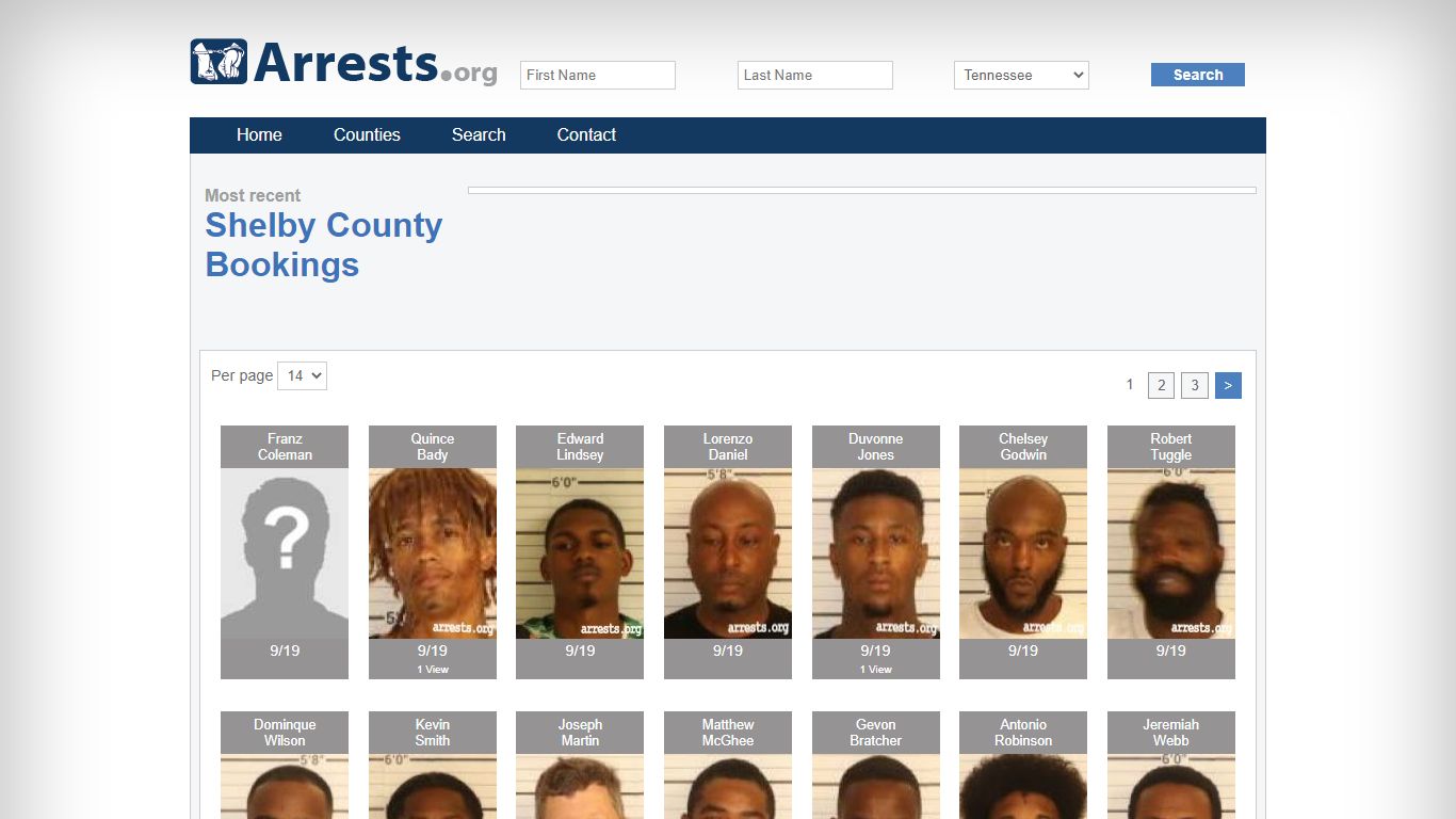 Shelby County Arrests and Inmate Search